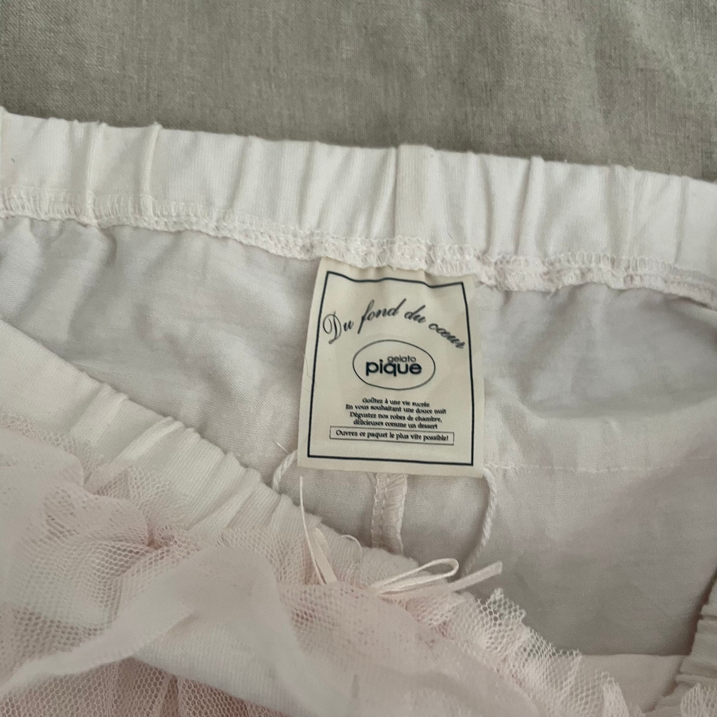 coquette dollette soft pink fairy tulle lace tiered gelato pique frilly bloomer shorts