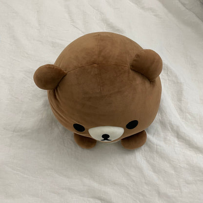 rilakkuma chairokoguma super mochi daifuku brown cushion plushie