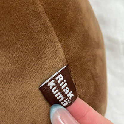 rilakkuma chairokoguma super mochi daifuku brown cushion plushie