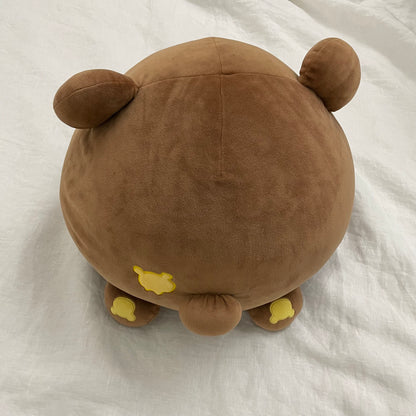 rilakkuma chairokoguma super mochi daifuku brown cushion plushie