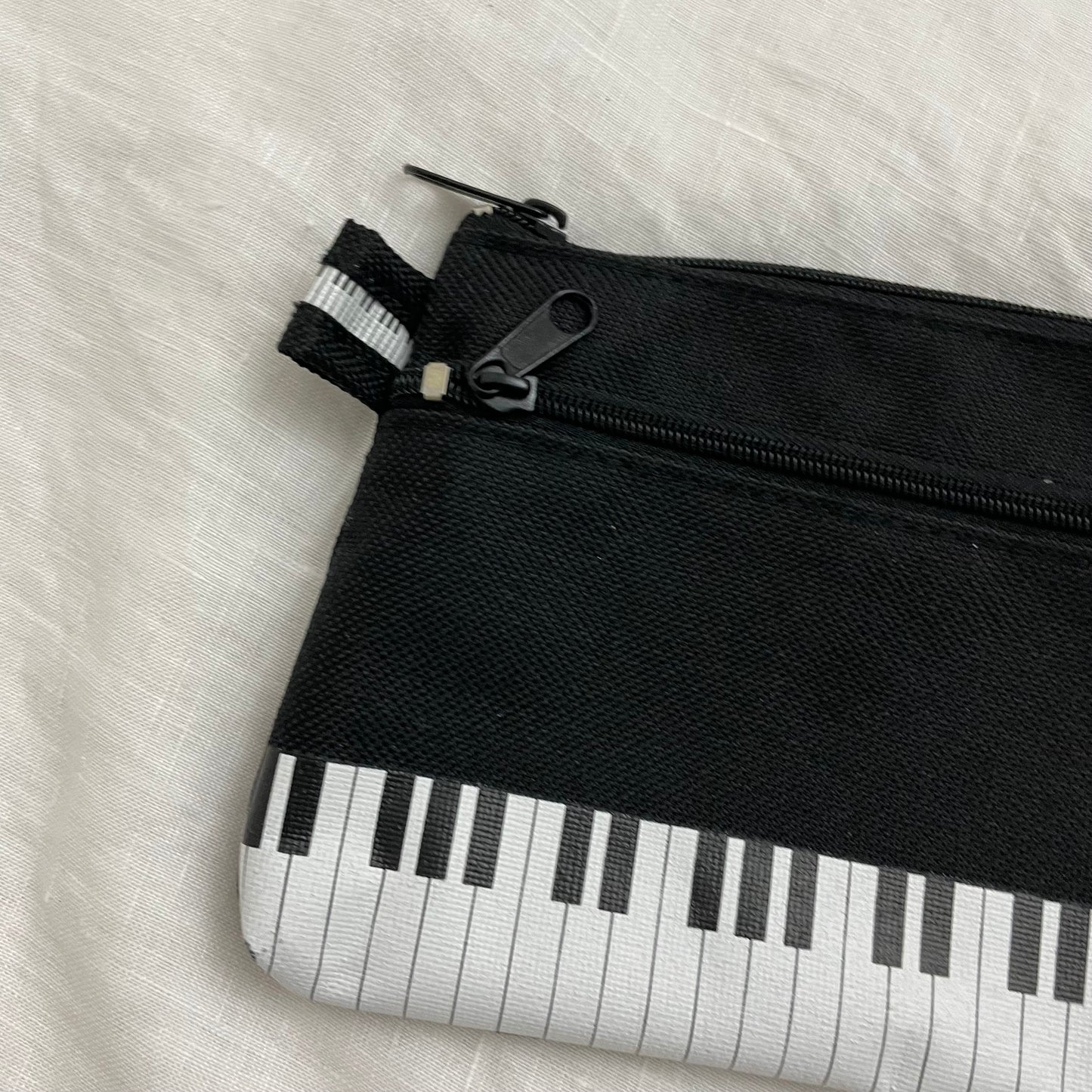 music for living coquette piano stationery zip pouch