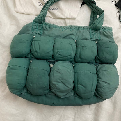 marithé & françois girbaud mfg sea green pokachu bag