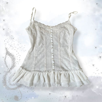 swan lake luccica lacey fitted style lacey camisole